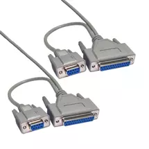 Serial Cables | Cables Direct SL-444 serial cable Grey 2.5 m D9, D25