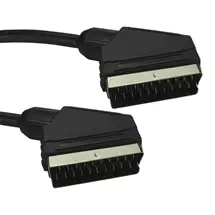 Cables Direct | Cables Direct 2SS-20 SCART cable 20 m SCART (21-pin) Black