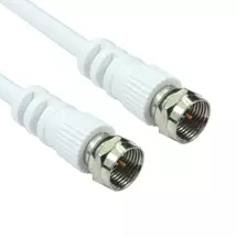 Cables Direct | Cables Direct 2FW-20 coaxial cable 20 m F-type White