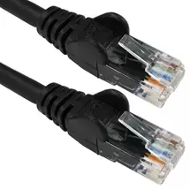 CABLES DIRECT Cables | Cables Direct 20m Economy Gigabit Networking Cable - Black