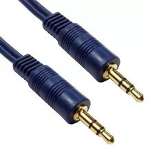 Audio Cables | Cables Direct 3.5mm, 20m audio cable Blue | In Stock