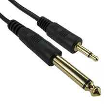 Audio Cables | Cables Direct 2M6M3-020 audio cable 20 m 3.5mm 6.35mm Black