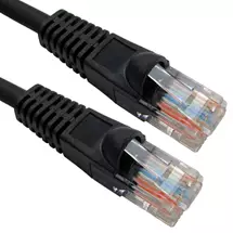 CABLES DIRECT Cables | Cables Direct Cat5e, 20m networking cable Black U/UTP (UTP)