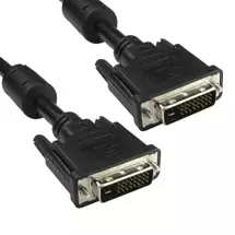 Cables Direct | Cables Direct 2m DVI-D DVI cable Black | In Stock | Quzo UK