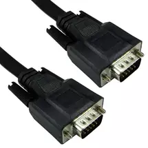 Cables Direct | Cables Direct CDEXFLAT-02K VGA cable 2 m VGA (D-Sub) Black