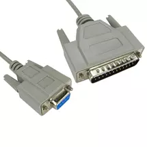 Serial Cables | Cables Direct SL-503 serial cable Grey 3 m D9 D25 | Quzo UK