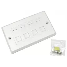 Cables Direct | Cables Direct UT-8804 wall plate/switch cover White