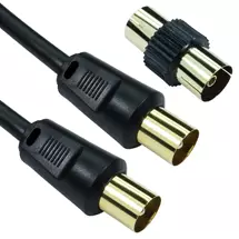 Cables Direct | Cables Direct 2TV-50BK coaxial cable 50 m Black | In Stock