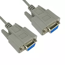 Cables Direct | Cables Direct 5m D9/D9 serial cable Grey D9 FM | In Stock