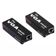 Cables Direct | Cables Direct VGA-V080 AV extender AV transmitter & receiver Black