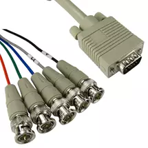 CABLES DIRECT Video Cable | Cables Direct SS-090 video cable adapter 2 m VGA (D-Sub) 5 x BNC Grey