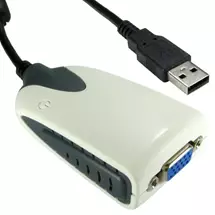 CABLES DIRECT Graphics Adapters | Cables Direct USB2VGA3 USB graphics adapter 1680 x 1050 pixels Black,