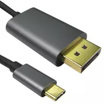 CABLES DIRECT Video Cable | Cables Direct USB3C8KDP1M video cable adapter USB TypeC DisplayPort
