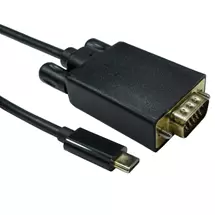 CABLES DIRECT Video Cable | Cables Direct USB C to VGA 1080P @ 60HZ 3 m USB TypeC VGA (DSub)
