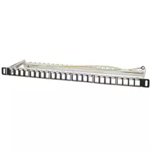 Intellinet | Intellinet 19" 24Port Shielded Blank Patch Panel, 0.5U, Unloaded