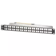 Intellinet | Intellinet 19" 48Port Shielded Blank Patch Panel, 1U, Unloaded 19inch