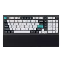 Silicone | Keychron PR55 wrist rest Silicone Black | Quzo UK
