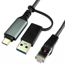 New Arrivals &amp; Just In | CDL 10m USB-C/USB-A to RJ45 E Cable | In Stock | Quzo UK