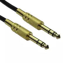Audio Cables | Cables Direct 4635-150GD audio cable 15 m 6.35mm Black, Gold