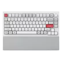 Silicone | Keychron PR67 wrist rest Silicone Grey | In Stock | Quzo UK