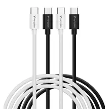 VerbaTim | Verbatim Essentials Sync & Charge USBC to C Cables. Cable length: 1 m.