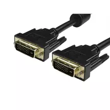 Monitor Cables | Cables Direct 99DVDUAL-203 DVI cable 3 m DVI-D Black