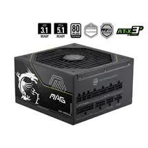 MSI PSU | MSI MAG A1200PLS PCIE5 power supply unit 1200 W 20+4 pin ATX ATX Black