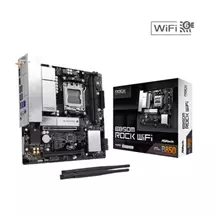 ASRock | ASRock B850M Rock WiFi AMD AM5 Socket Motherboard, MicroATX, 2x DDR5