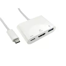 Cables Direct | Cables Direct USB3C-HDMIUSB-WPD USB 3.2 Gen 1 (3.1 Gen 1) Type-C White