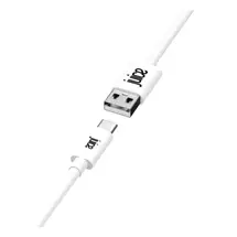 JUICE Cables | Juice JUICABLETYPEC2MRNDECOWHT USB cable USB 2.0 USB A USB C