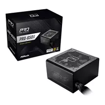 850w Power Supply Units | Asrock PRO-650G power supply unit 650 W 24-pin ATX ATX Black