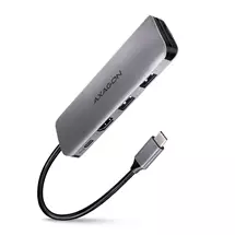 4K Ultra HD | Axagon HMC5 USB 3.2 Gen 1 hub, 2x USBA, HDMI, SD/microSD, PD 100W,