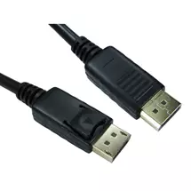 CABLES DIRECT Displayport Cables | Cables Direct 99DP-001LOCK DisplayPort cable 1 m Black