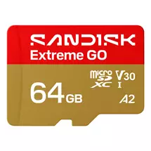 Sandisk  | SanDisk Extreme GO 64 GB MicroSDXC UHS-I | In Stock