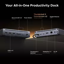 Ugreen | Ugreen Maxidok 10-in-1 Thunderbolt 5 Docking | Quzo UK