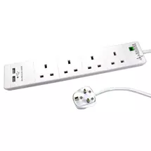 New Arrivals &amp; Just In | CDL EXTENSION LEAD 4G SURGE 2 USB WHT 3M | In Stock