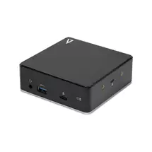 V7 | V7 Universal USBC Docking Station w/ Dual HDMI, 3.5mm Combo Audio,