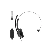 Cisco | Cisco Headset 321Q USBC, Wired Single OnEar Headphones, Microsoft