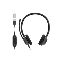 Cisco | Cisco Headset 322Q USBC, Wired Dual OnEar Headphones, Microsoft Teams