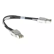 Cisco | Cisco Meraki STACK-T1-3M-M networking cable Black, Grey