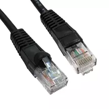 Cables | Cables Direct Cat6, 20m networking cable Black U/UTP (UTP)