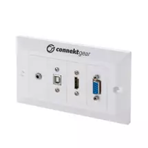 New Arrivals &amp; Just In | connektgear 15m Double Gang HDMI/VGA/3.5mm/USB Type A & B AV Cable Kit