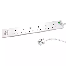 New Arrivals &amp; Just In | CDL EXTENSION LEAD 6G SURGE 2 USB WHT 3M | In Stock