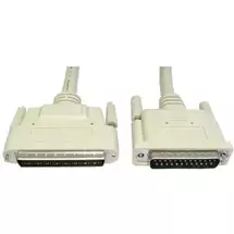 Cables | Cables Direct 1m HP68/D25 M/M SCSI cable Beige External DB68/HP DB25