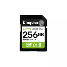 Outlet  | Kingston Technology 256GB SDXC Canvas Select Plus Gen3 150MB/s C10