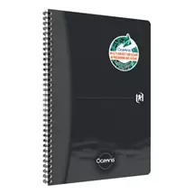 Writing Notebooks | Oxford Oceanis Wirebound Notebook Ruled A4 Black 400180067