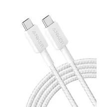 Cables | Anker Braided USBA to USBC Charging Cable 1.8 m, White. Cable length:
