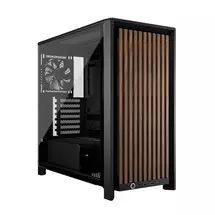 Mini ATX Case | Corsair FRAME 4000D WOOD RS Midi Tower Black, Wood