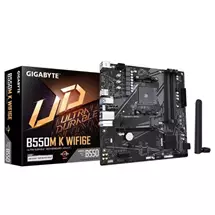 Gigabyte | GIGABYTE B550M K WIFI6E Motherboard  AMD Ryzen 5000 CPUs, up to