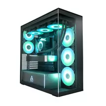 PC Cases | ARCTIC Xtender Black (Clear Glass) Black, Transparent